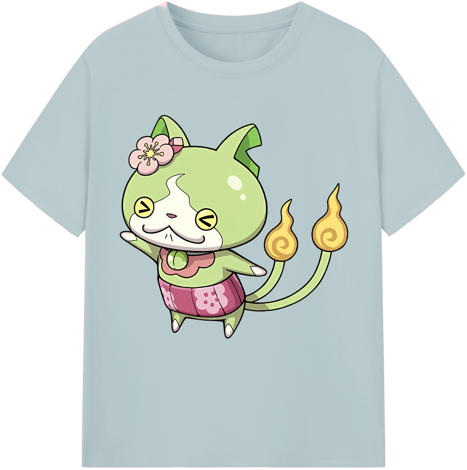 （画像用） 妖怪ウォッチ Yo-kai Watch 綿100％半袖Tシャツ（フロントプリント）
